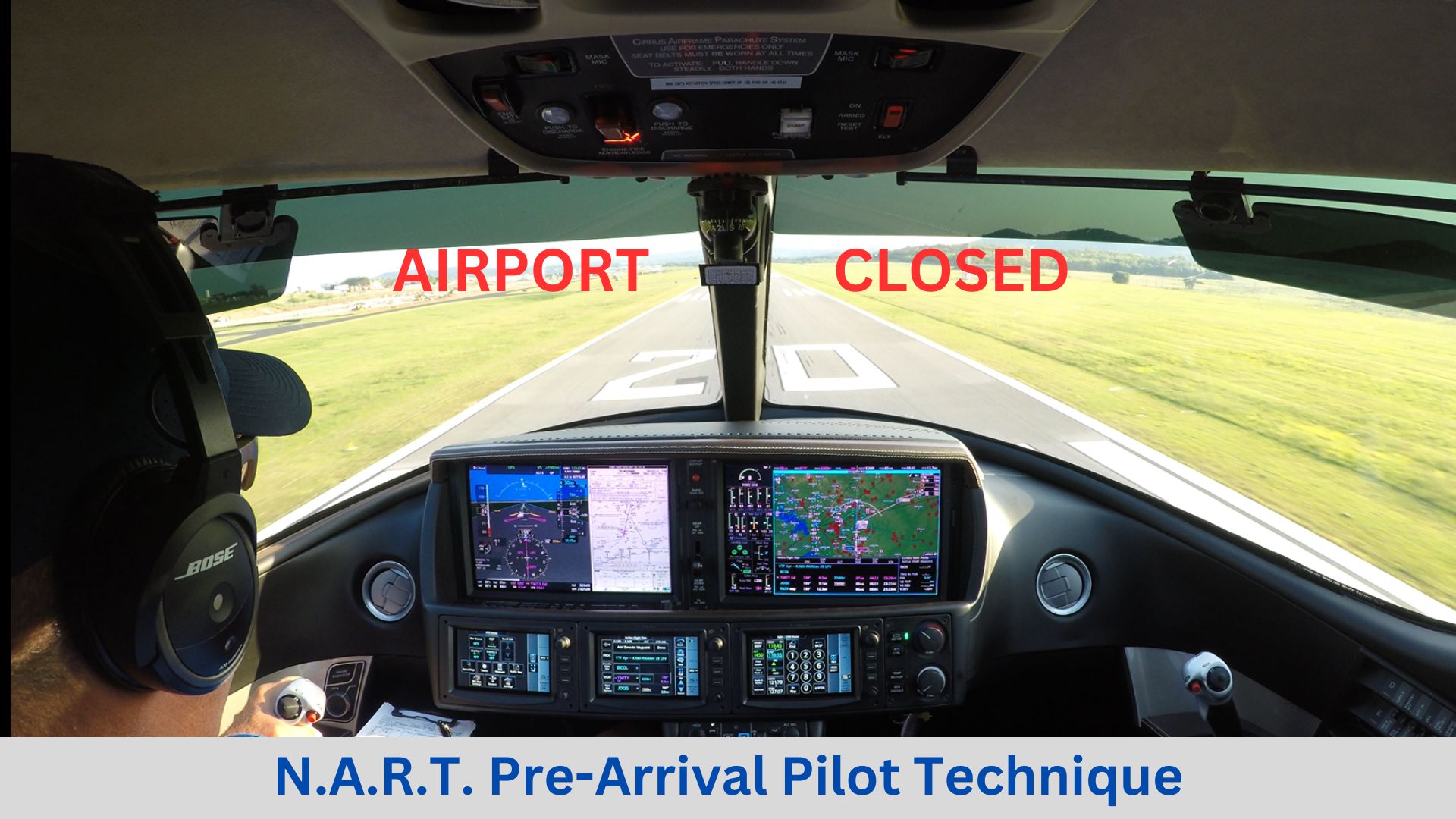 N.A.R.T. Arrival, Approach, Landing and Taxiing Preparation – Pilot Technique