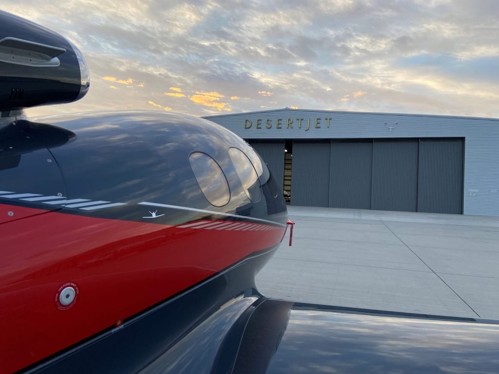 Cirrus Vision Jet at Desert Jet in Thermal California