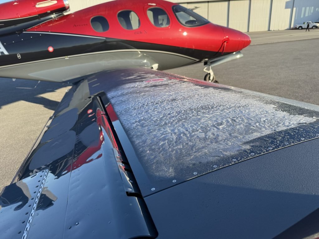 SF50 Flight Flight Into Known Icing (FIKI)