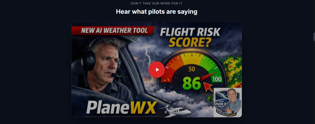PlaneWX: A Powerful AI-Driven Weather Decision Tool for Pilots ✈️🌦️ (free 14-day trial)