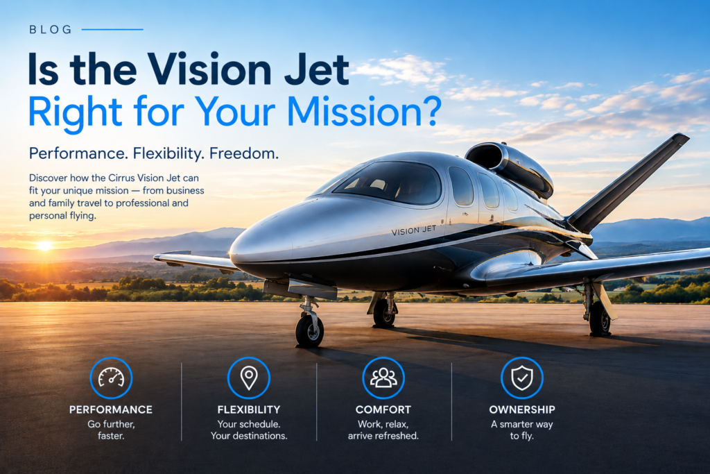 How to Choose a Vision Jet Based on Your Mission